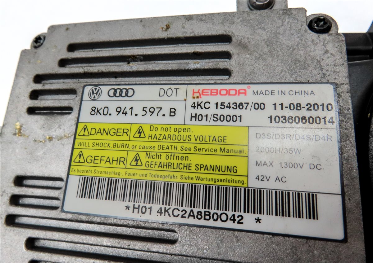 Thumbnail 9: 2010-2015 AUDI Q7 (4L) LEFT DRIVER XENON HID HEADLIGHT LIGHT LAMP (NON AFS)