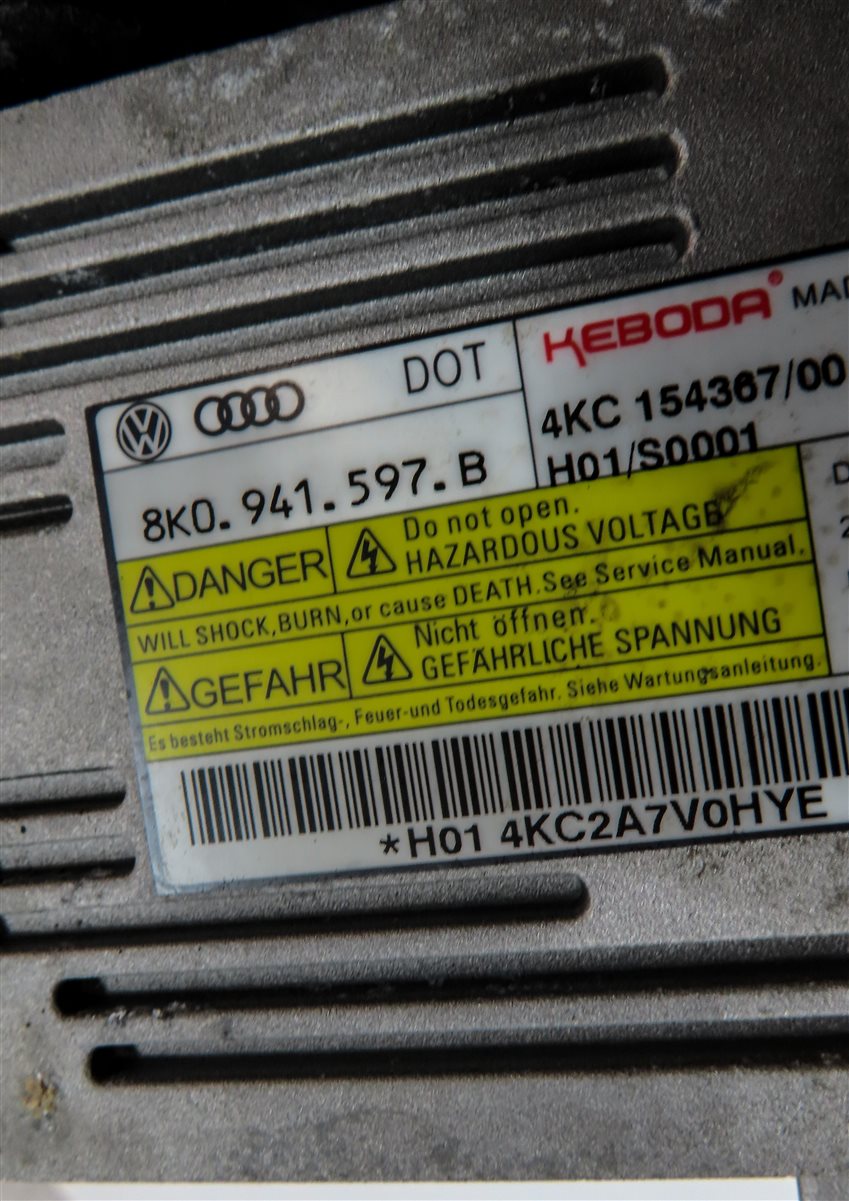 Thumbnail 9: 2010-2015 AUDI Q7 (4L) RIGHT PASSENGER XENON HID HEADLIGHT LIGHT LAMP (NON AFS)