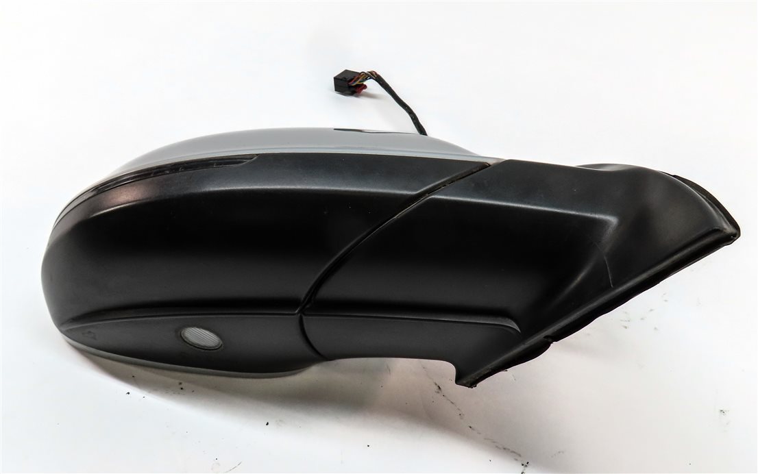 Thumbnail 6: 10-12 AUDI Q7 (4L) RIGHT PASSENGER P-FOLD AUTODIM MEMORY DOOR MIRROR (Silver)