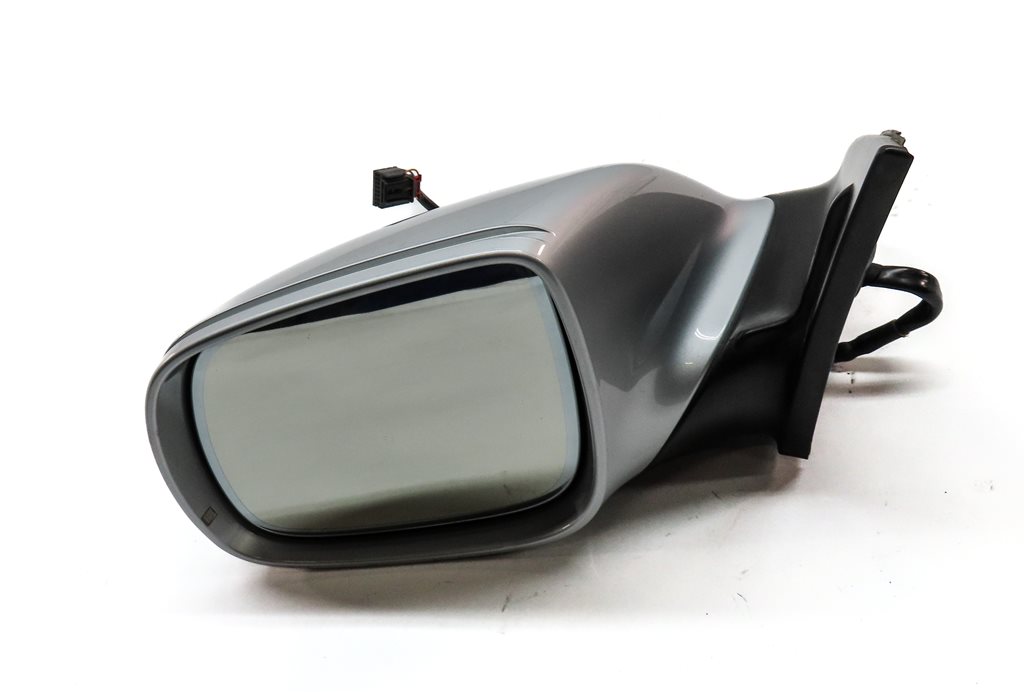 Thumbnail 3: 2010-2012 AUDI Q7 (4L) LEFT DRIVER P-FOLD AUTODIM MEMORY DOOR MIRROR (Silver)