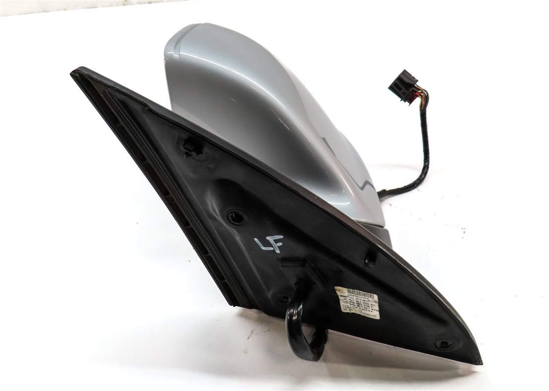 Thumbnail 4: 2010-2012 AUDI Q7 (4L) LEFT DRIVER P-FOLD AUTODIM MEMORY DOOR MIRROR (Silver)