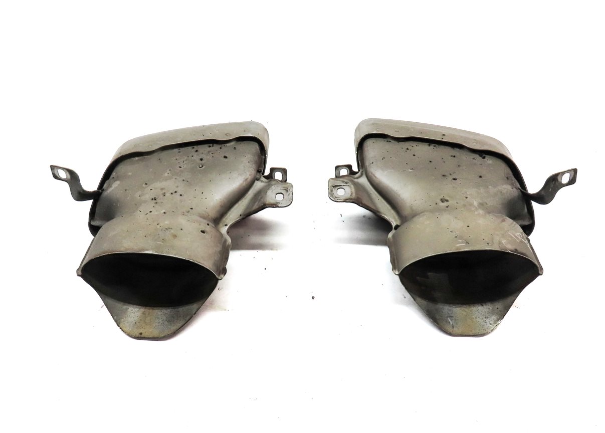 Thumbnail 4: 2012 MERCEDES BENZ E350 (W212) REAR LEFT & RIGHT EXHAUST TIP SET (CHROME)