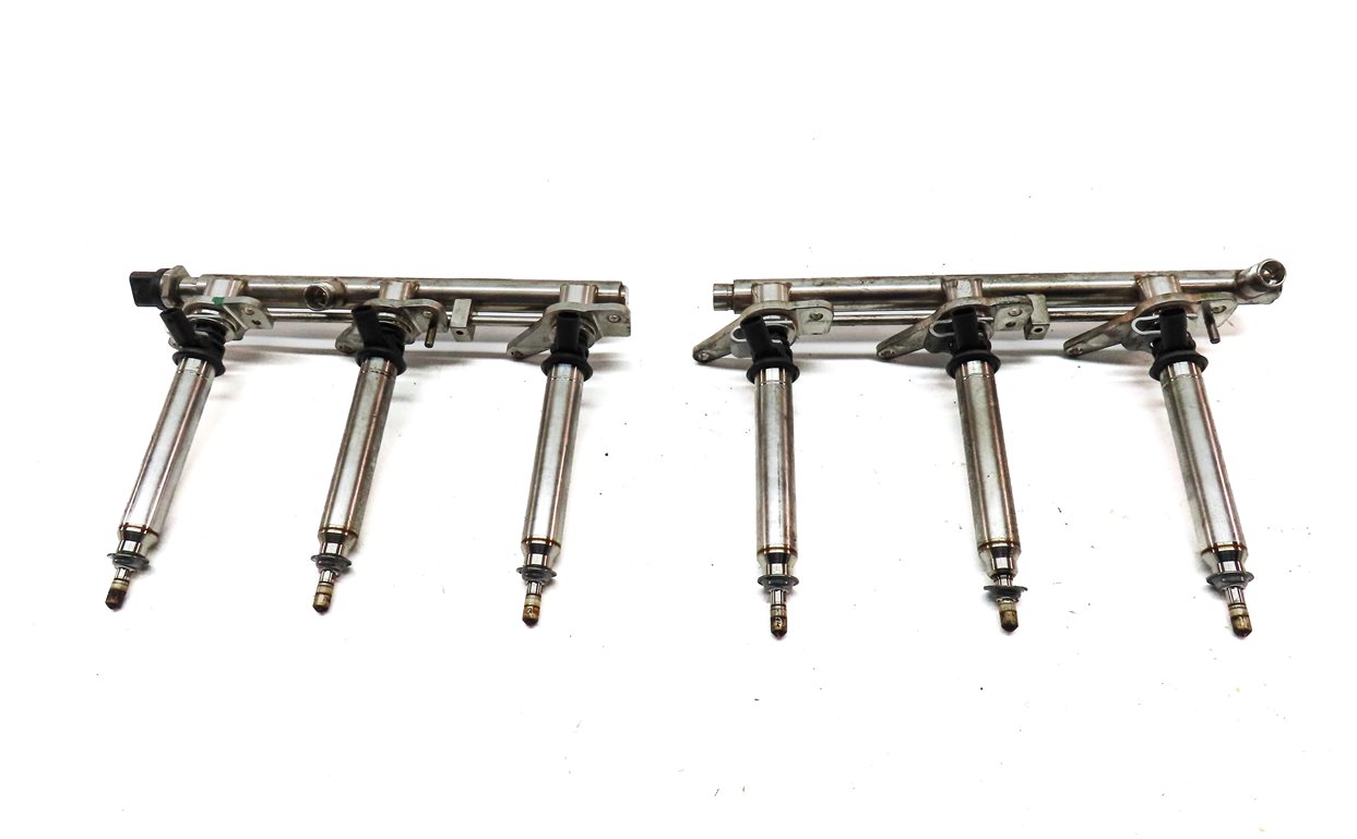 Thumbnail 2: 2012 MERCEDES E350 (W212) 3.5L (276.952) ENGINE FUEL INJECTOR SET/6 w/ RAILS