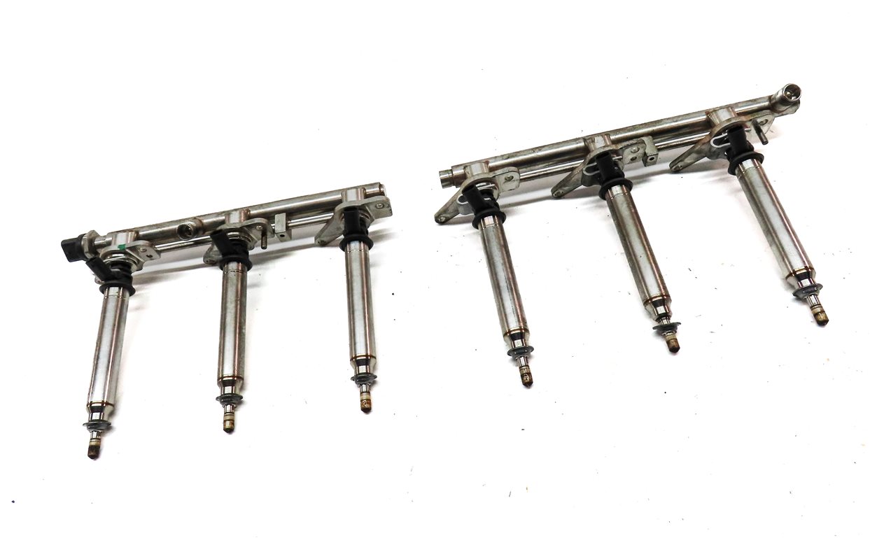 Thumbnail 3: 2012 MERCEDES E350 (W212) 3.5L (276.952) ENGINE FUEL INJECTOR SET/6 w/ RAILS