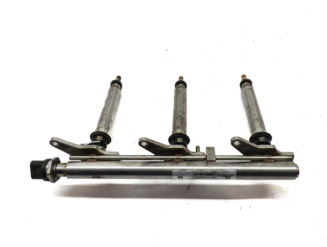 Thumbnail 9: 2012 MERCEDES E350 (W212) 3.5L (276.952) ENGINE FUEL INJECTOR SET/6 w/ RAILS