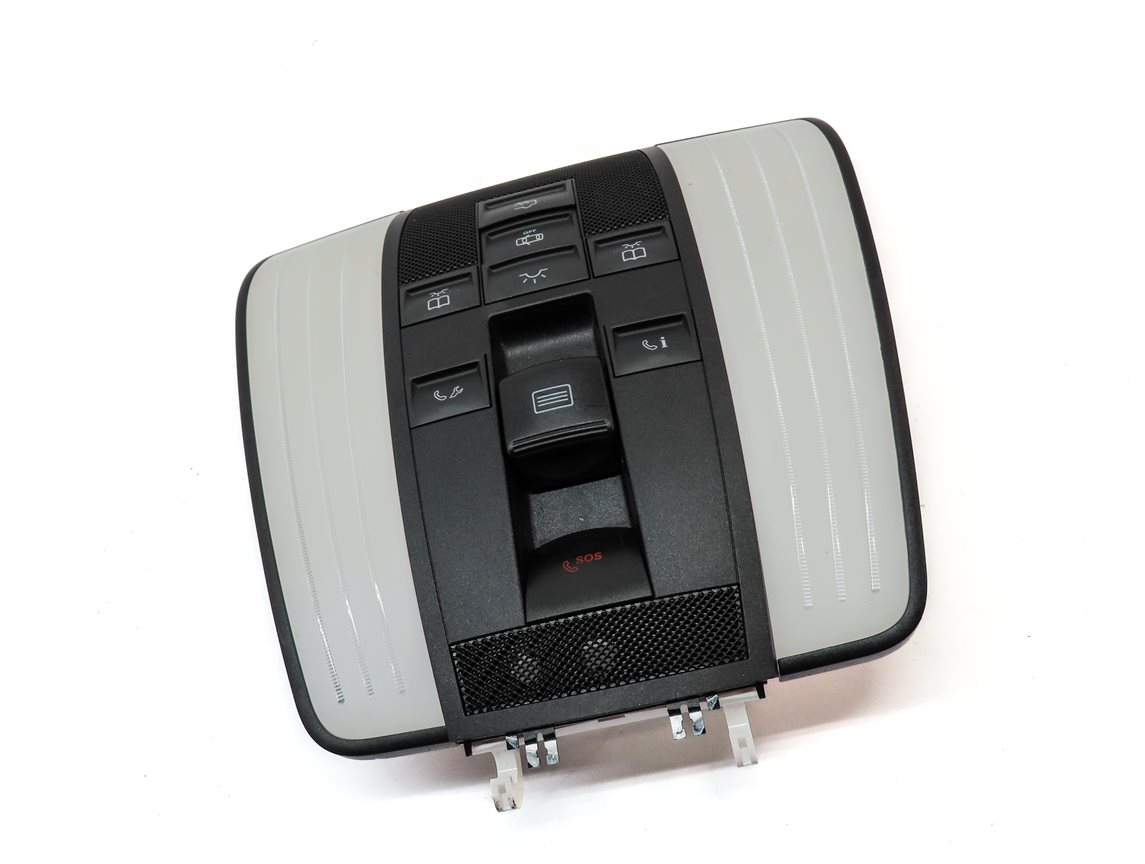 Thumbnail 3: 2012 MERCEDES E350 (W212) FRONT OVERHEAD DOME LIGHT LAMP w/ SWITCHES(Black)