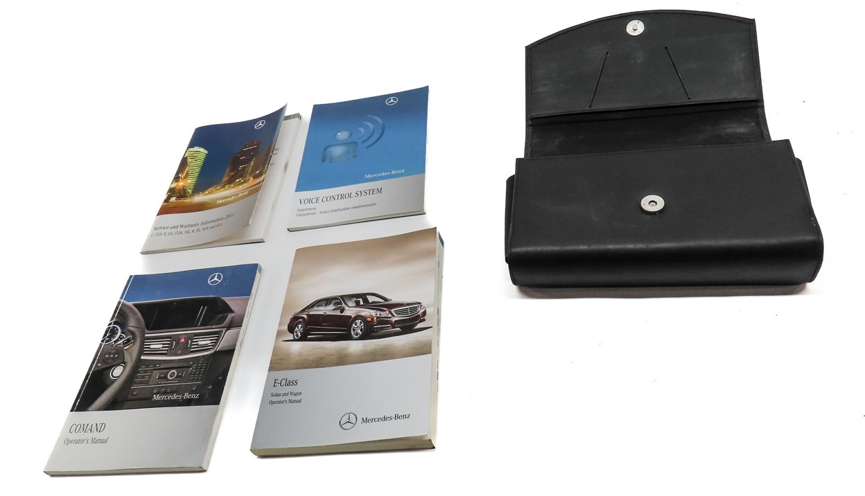 Thumbnail 2: 2012 MERCEDES E350 (W212) 3.5L (276.952) OWNER'S MANUAL BOOKLET SET/5 w/CASE