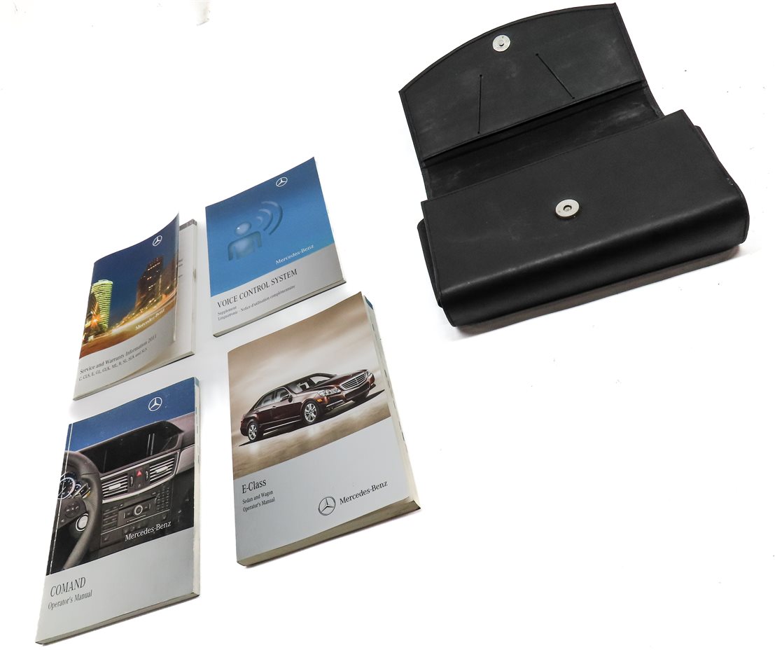 Thumbnail 3: 2012 MERCEDES E350 (W212) 3.5L (276.952) OWNER'S MANUAL BOOKLET SET/5 w/CASE