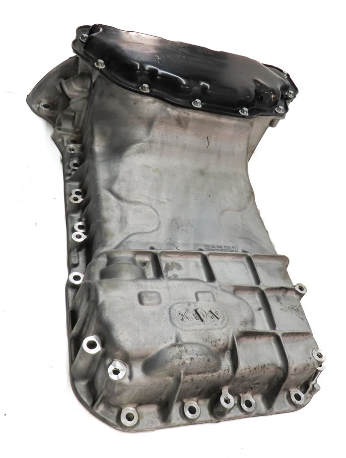 Thumbnail 4: 12 MERCEDES E350 (W212) 3.5L (276.952) UPPER & LOWER ENGINE OIL FLUID PAN SET/2