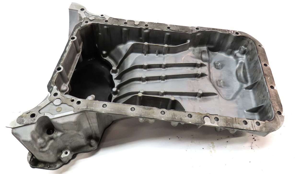 Thumbnail 6: 12 MERCEDES E350 (W212) 3.5L (276.952) UPPER & LOWER ENGINE OIL FLUID PAN SET/2