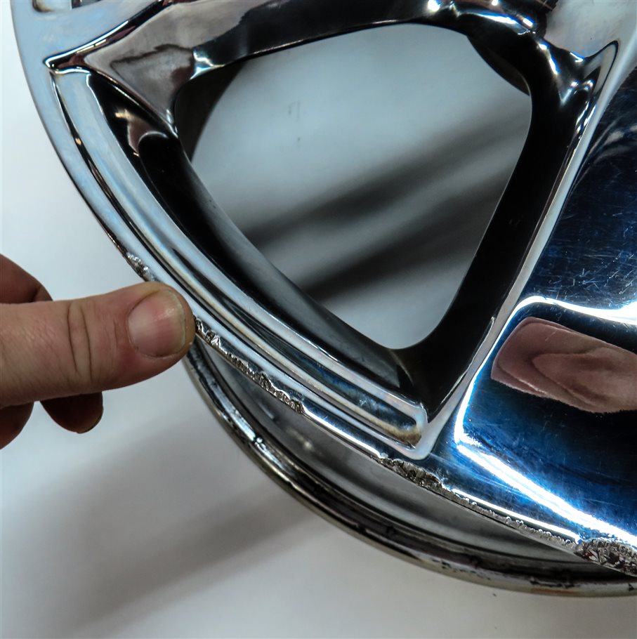 Thumbnail 16: 12-13 MERCEDES E300 E350 E400 E550 W212 18X8.5 10 SPOKE WHEEL RIM SET (CHROME)