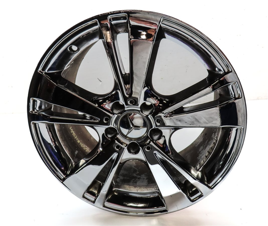Thumbnail 6: 12-13 MERCEDES E300 E350 E400 E550 W212 18X8.5 10 SPOKE WHEEL RIM SET (CHROME)