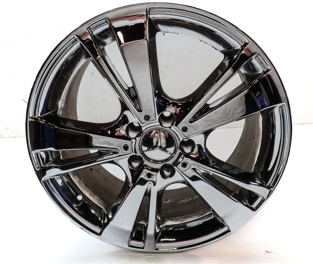 Thumbnail 7: 12-13 MERCEDES E300 E350 E400 E550 W212 18X8.5 10 SPOKE WHEEL RIM SET (CHROME)