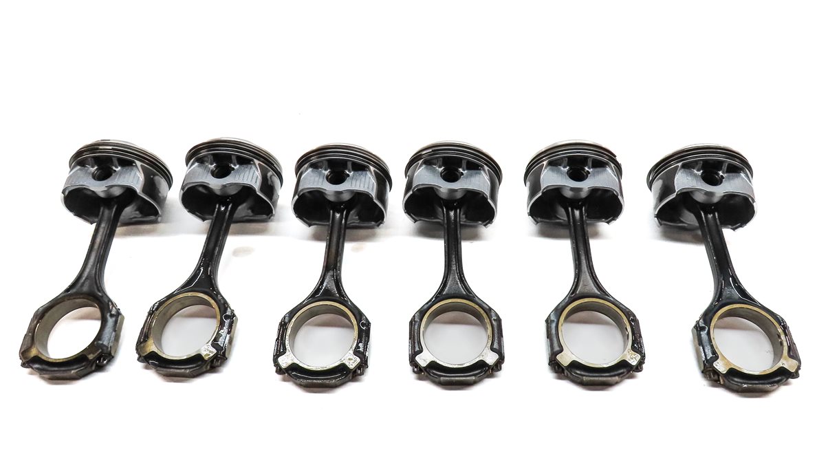 Thumbnail 5: 12-18 MERCEDES C E GLE GLK ML SLK (W212 W204 X204 W166 R172) 3.5L PISTON SET-6