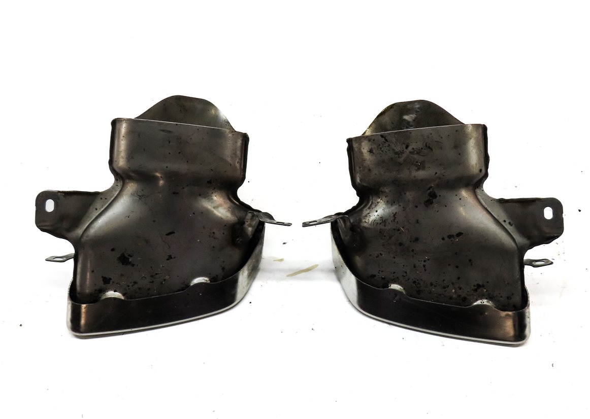 Thumbnail 5: 2012 MERCEDES BENZ E350 (W212) REAR LEFT & RIGHT EXHAUST TIP SET (CHROME)