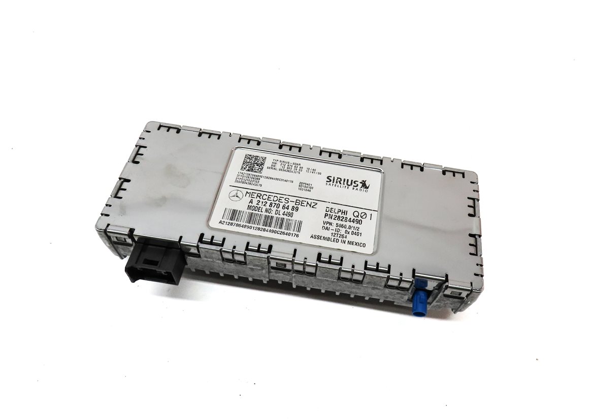 2013 MERCEDES E350 SEDAN (W212) SIRIUS SATELLITE RADIO CONTROL MODULE