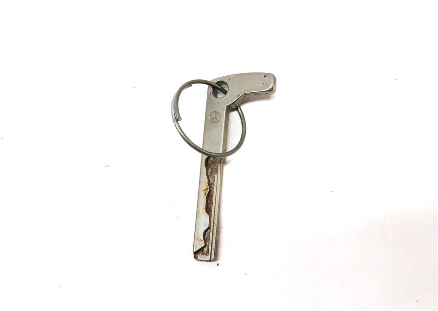 Thumbnail 6: 13 MERCEDES E350 SEDAN W212 FRONT DRIVER DOOR REAR TRUNK LOCK CYLINDER KEY SET/3