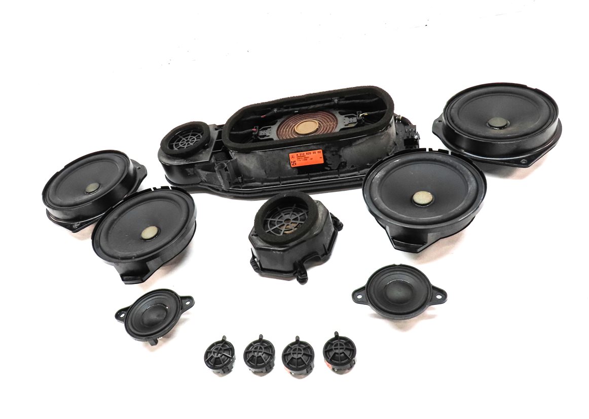 Thumbnail 2: 2013 MERCEDES E350 SEDAN (W212) LOGIC 7 RADIO STEREO SOUND SYSTEM SPEAKER SET/12
