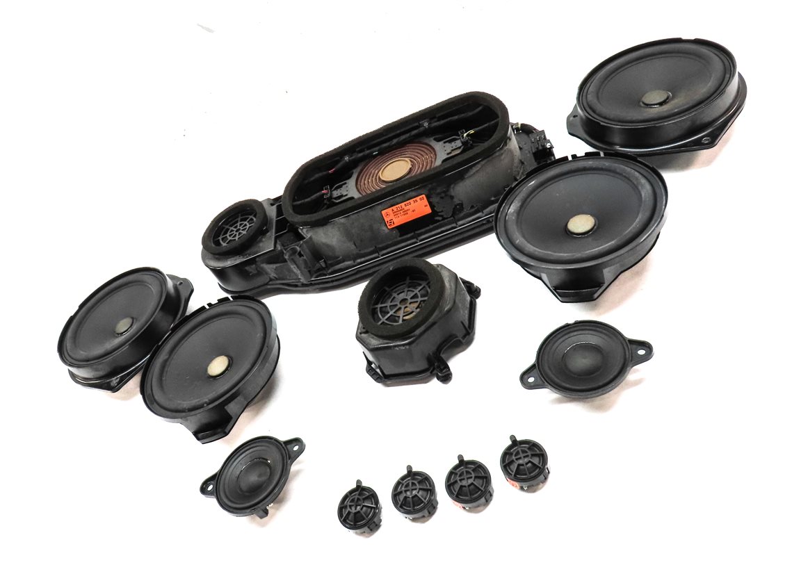 Thumbnail 3: 2013 MERCEDES E350 SEDAN (W212) LOGIC 7 RADIO STEREO SOUND SYSTEM SPEAKER SET/12