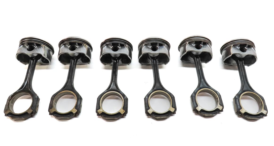 Thumbnail 5: 12-18 MERCEDES C E GLE GLK ML SLK (W212 W204 X204 W166 R172) 3.5L PISTON SET-6