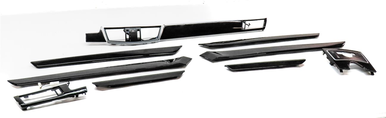 Thumbnail 1: 2013 MERCEDES E350 SEDAN (W212) INTERIOR DOOR DASH CONSOLE WOOD TRIM SET (ASH)