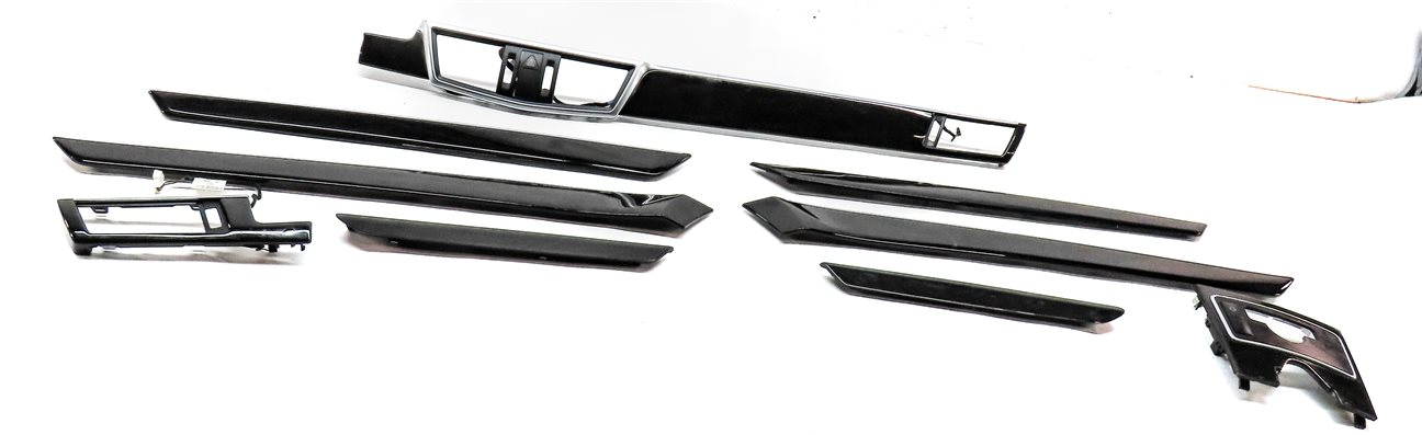 Thumbnail 2: 2013 MERCEDES E350 SEDAN (W212) INTERIOR DOOR DASH CONSOLE WOOD TRIM SET (ASH)