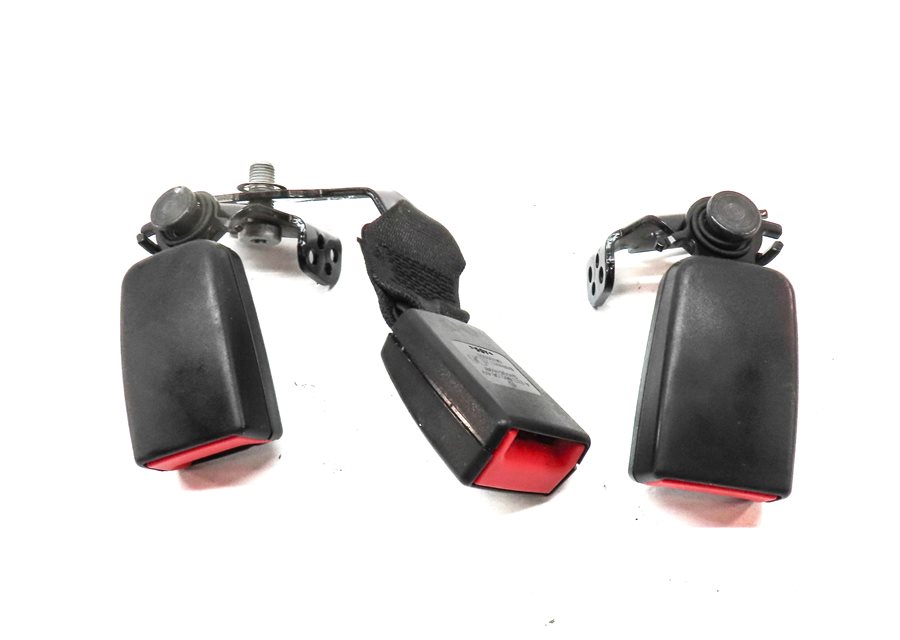 Thumbnail 2: 2013 MERCEDES E350 (W212) REAR LEFT CENTER RIGHT SEATBELT BUCKLE RECEIVER SET/3