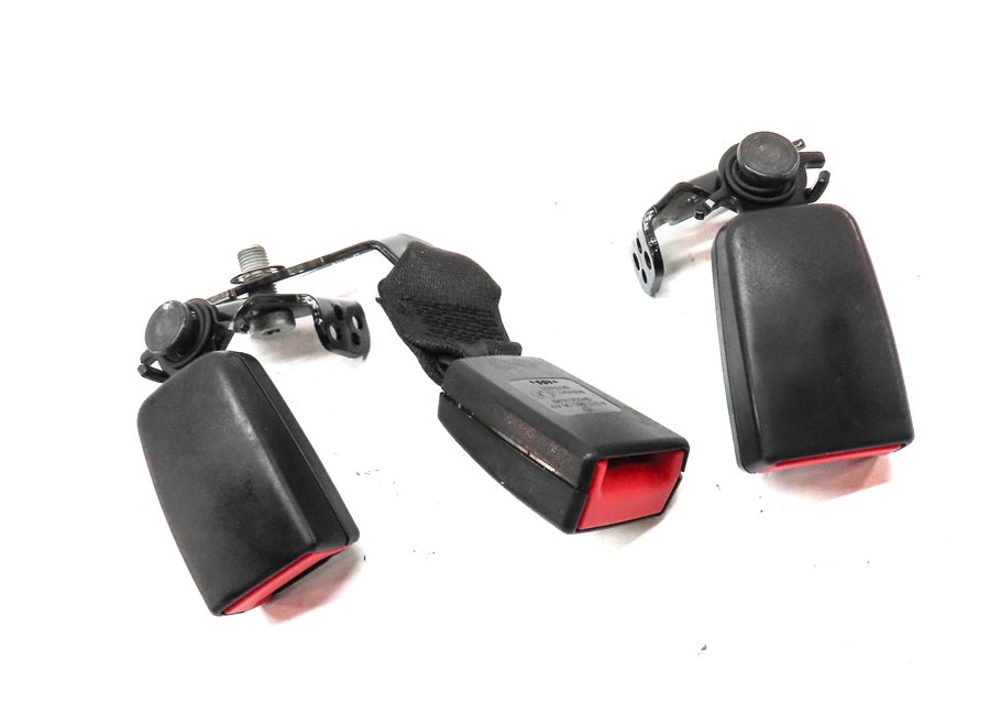 Thumbnail 3: 2013 MERCEDES E350 (W212) REAR LEFT CENTER RIGHT SEATBELT BUCKLE RECEIVER SET/3