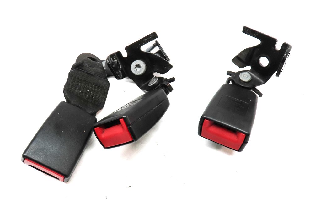Thumbnail 4: 2013 MERCEDES E350 (W212) REAR LEFT CENTER RIGHT SEATBELT BUCKLE RECEIVER SET/3