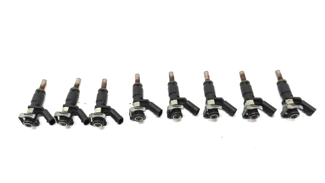 Thumbnail 2: 06-12 MERCEDES C E G GL ML S SL (W204 W212 W221 W164 X164) FUEL INJECTOR SET 8