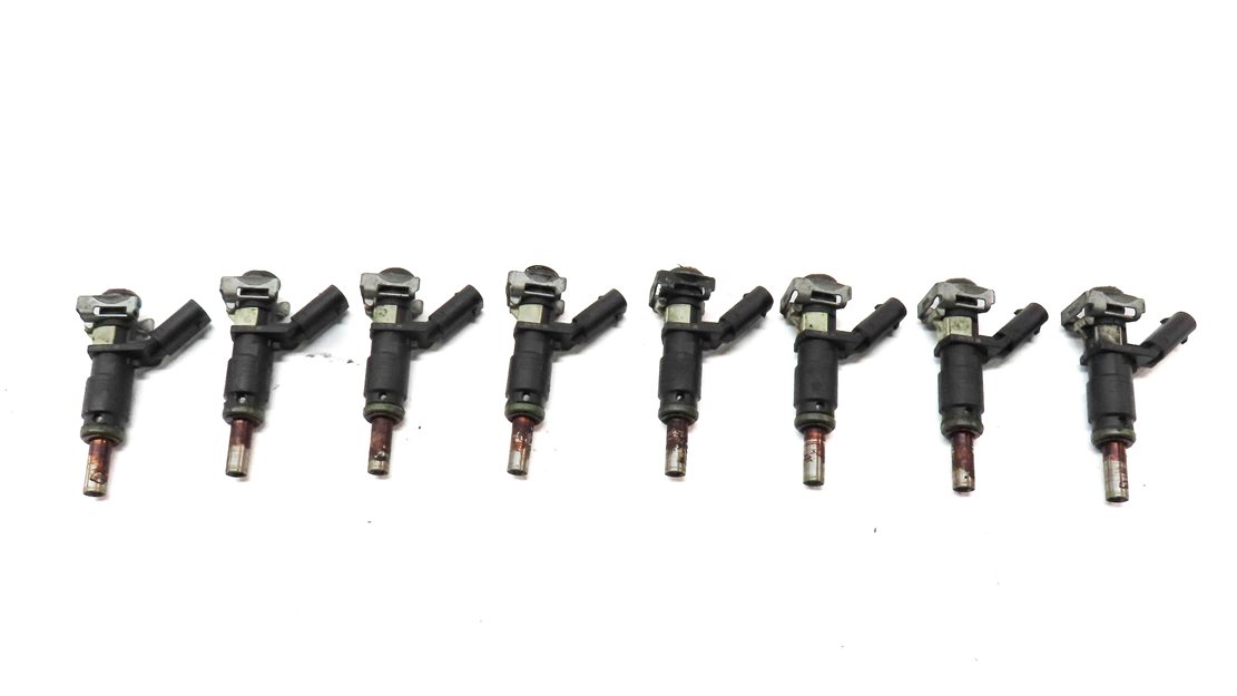 Thumbnail 4: 06-12 MERCEDES C E G GL ML S SL (W204 W212 W221 W164 X164) FUEL INJECTOR SET 8