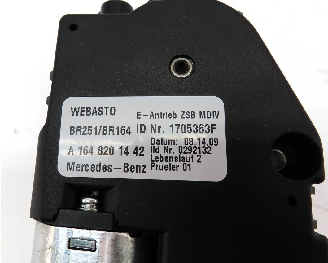 Thumbnail 4: 07-12 MERCEDES GL450 ML320 ML350 ML500 GL320 R320 R350 W251 W164 SUNROOF MOTOR