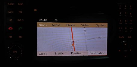2010-2012 MERCEDES GL ML CLASS (W164 X164) RADIO CD NAVIGATION STEREO RECEIVER