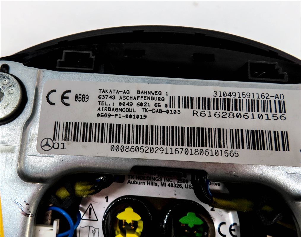 Thumbnail 6: 2012 MERCEDES GL350 (X164) STEERING WHEEL AIRBAG AIR BAG w/PHONE MEDIA BUTTONS
