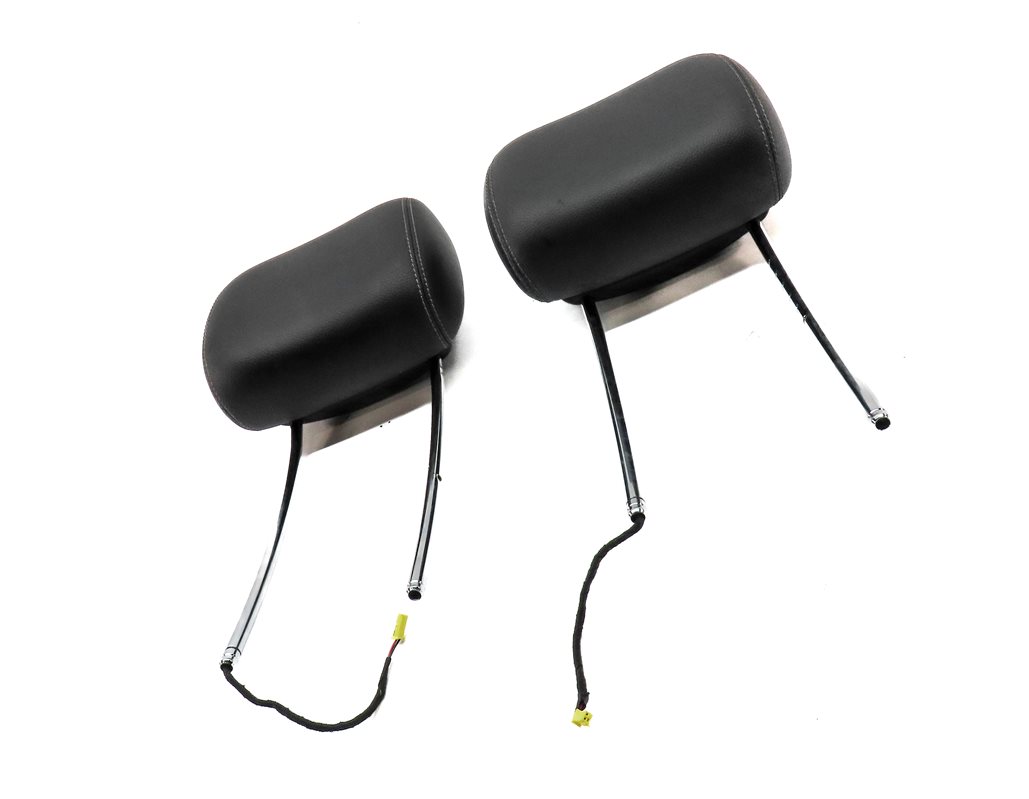 Thumbnail 3: 06-12 MERCEDES GL R CLASS W164 W251 FRONT LEFT & RIGHT HEADREST SET/2 (Black)