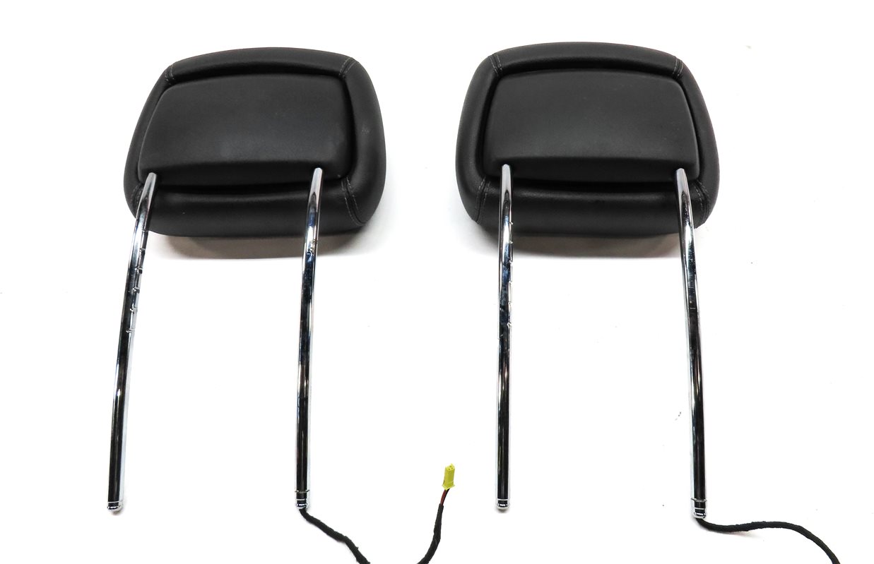 Thumbnail 6: 06-12 MERCEDES GL R CLASS W164 W251 FRONT LEFT & RIGHT HEADREST SET/2 (Black)