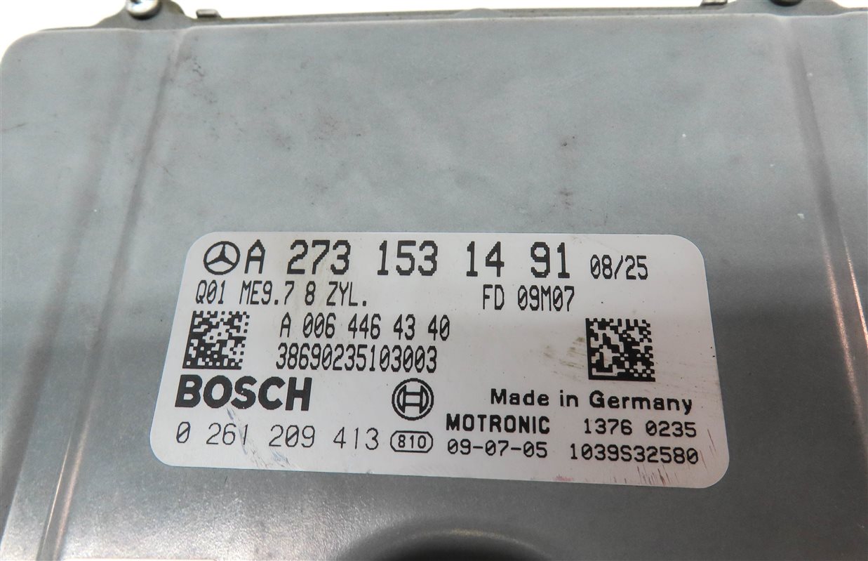 Thumbnail 4: 2010-2012 GL450 GL550 ML550 X164 W164 4.6L ENGINE CONTROL MODULE