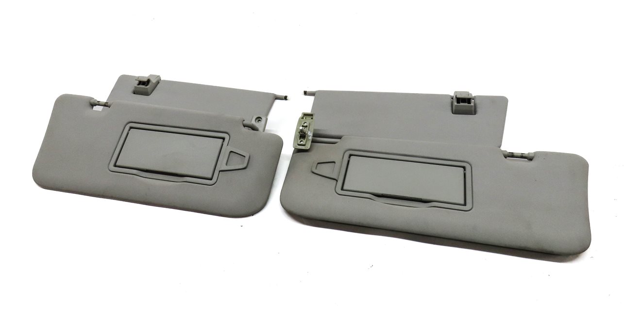 06-12 MERCEDES GL ML CLASS (W164 X164) FRONT LEFT & RIGHT SUNVISOR SET (Gray)