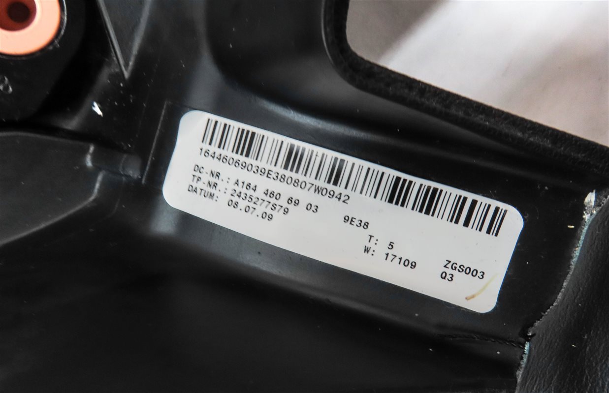 Thumbnail 6: 10-12 MERCEDES GL CLASS (X164) FRONT LEFT DRIVER STEERING WHEEL (Black)