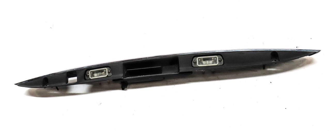 Thumbnail 2: 10 MERCEDES GL450 (X164) REAR TRUNK HATCH LID LICENSE PLATE LIGHT TRIM w/ HANDLE