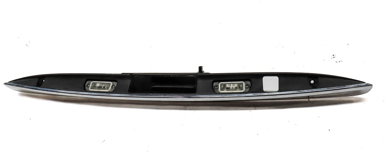 Thumbnail 4: 10 MERCEDES GL450 (X164) REAR TRUNK HATCH LID LICENSE PLATE LIGHT TRIM w/ HANDLE