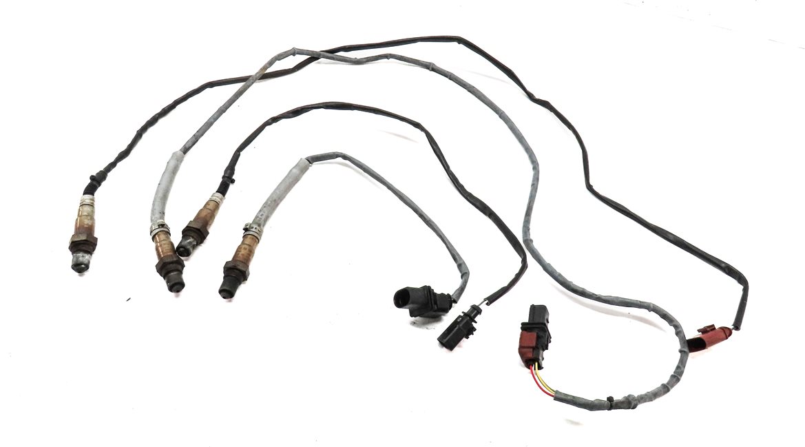 Thumbnail 1: 2011 PORSCHE CAYENNE S HYBRID (958) 3.0L (M06.EC) ENGINE O2 OXYGEN SENSOR SET 4
