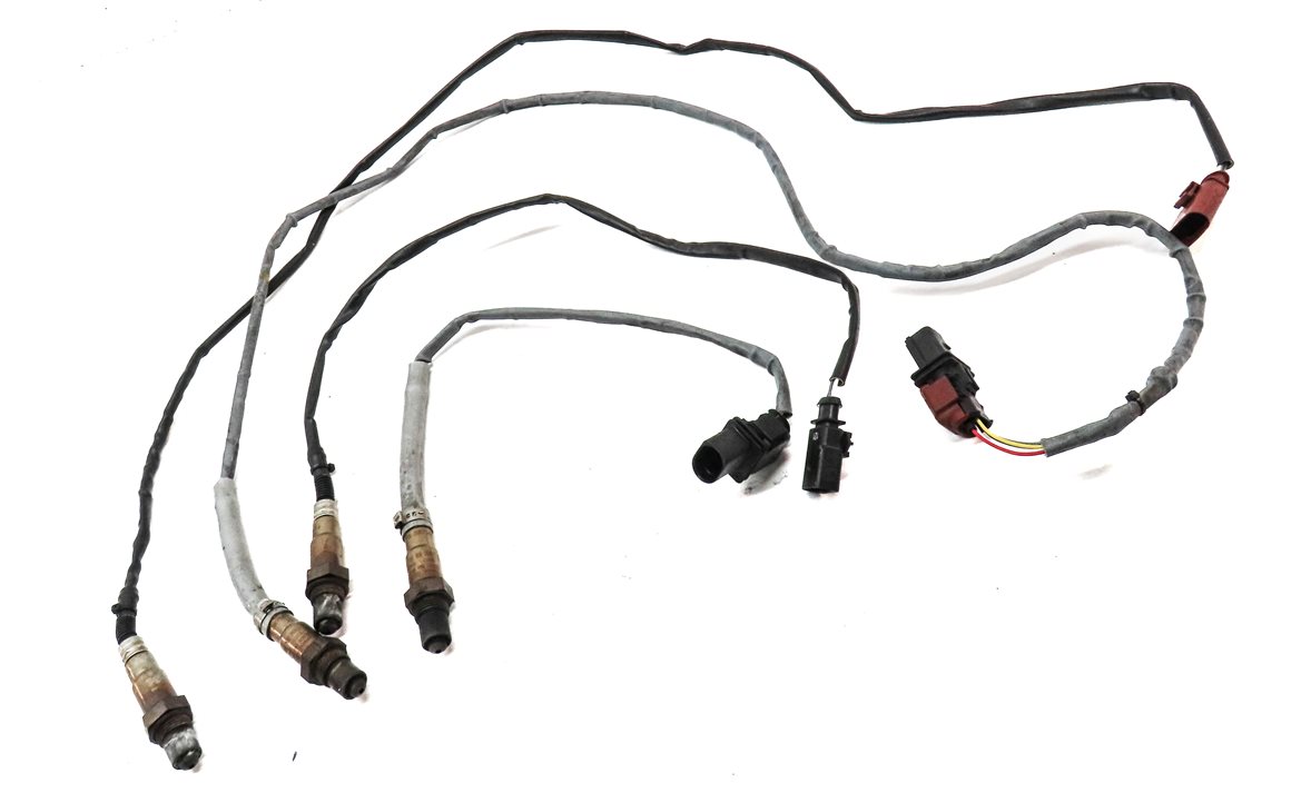 Thumbnail 3: 2011 PORSCHE CAYENNE S HYBRID (958) 3.0L (M06.EC) ENGINE O2 OXYGEN SENSOR SET 4