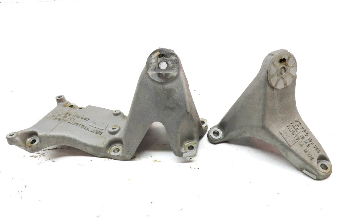 Thumbnail 2: 2011 PORSCHE CAYENNE S HYBRID 958 3.0L (M06.EC) ENGINE MOTOR MOUNT BRACKET SET 2