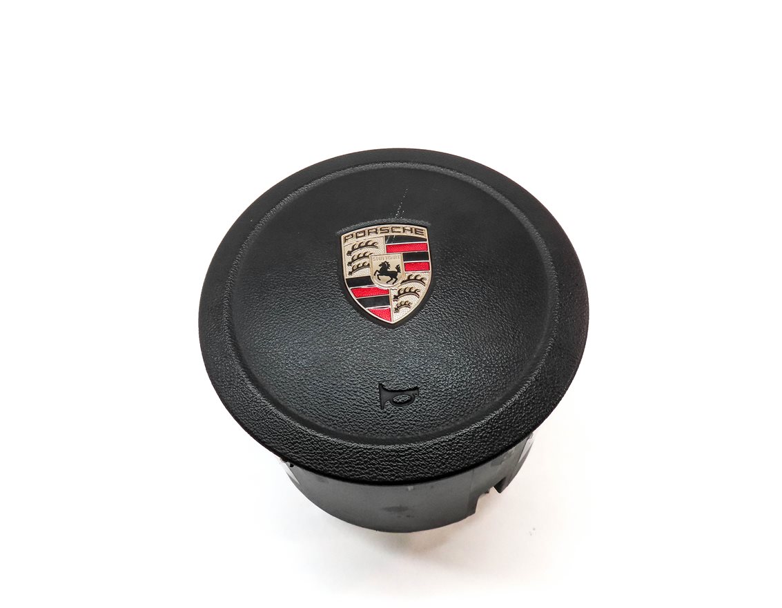 Thumbnail 2: 2011-2014 PORSCHE CAYENNE (958) DRIVER STEERING WHEEL SRS AIRBAG AIR BAG (Black)