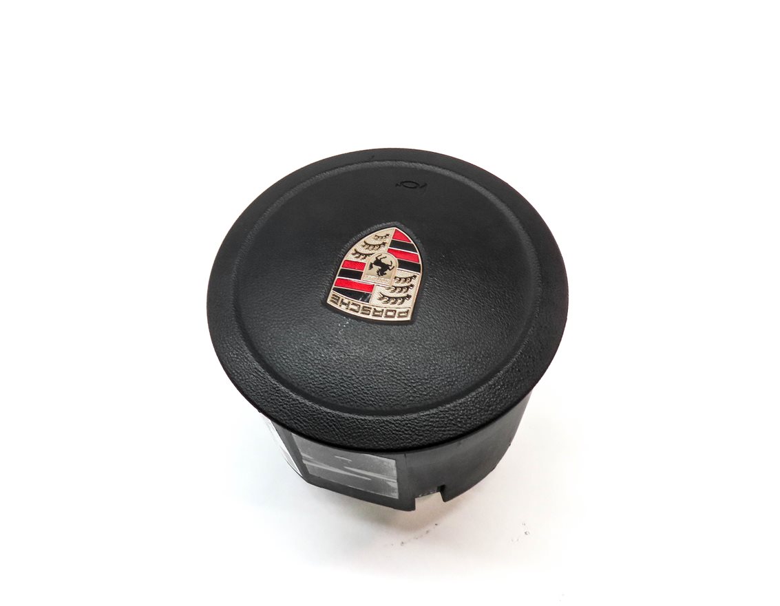 Thumbnail 4: 2011-2014 PORSCHE CAYENNE (958) DRIVER STEERING WHEEL SRS AIRBAG AIR BAG (Black)