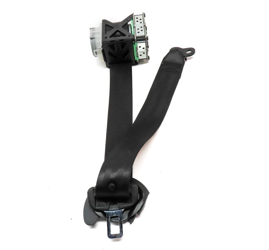 Thumbnail 2: 2011 PORSCHE CAYENNE S HYBRID (958) REAR LEFT SEAT SEATBELT RETRACTOR (BLACK)