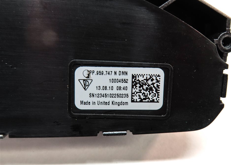 Thumbnail 6: 2011 PORSCHE CAYENNE HYBRID 958 FRONT LEFT DRIVER SEAT ADJUST ADJUSTMENT SWITCH