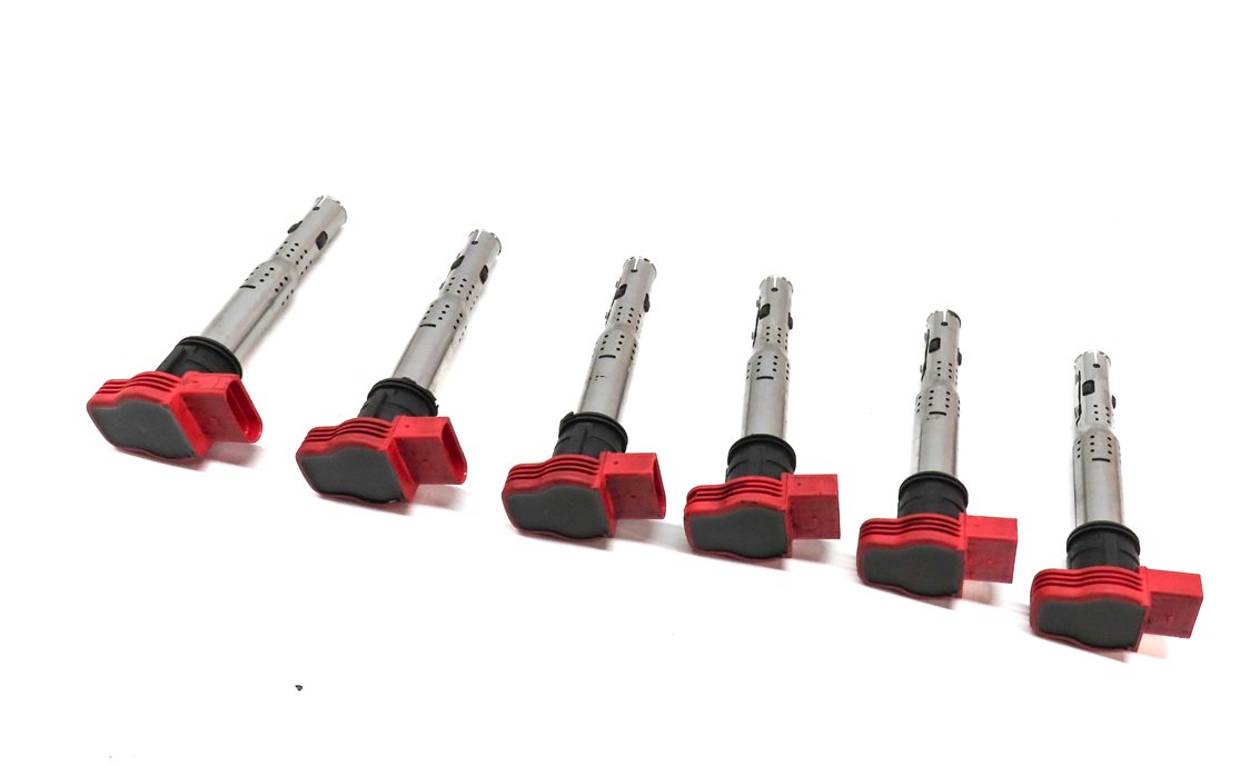 11-18 PORSCHE CAYENNE PANAMERA (958 970 G1) 3.0L E-HYBRID IGNITION COIL SET 6