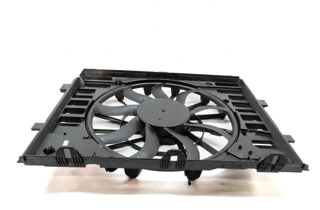Thumbnail 4: 2011-2018 PORSCHE CAYENNE HYBRID (958) RADIATOR COOLING FAN w/ SHROUD